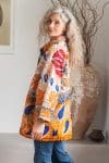 Womens Kumud Kantha Jacket, with traditional Suzani embroidery, handmade from recycled Vintage Kantha’s. Martisse