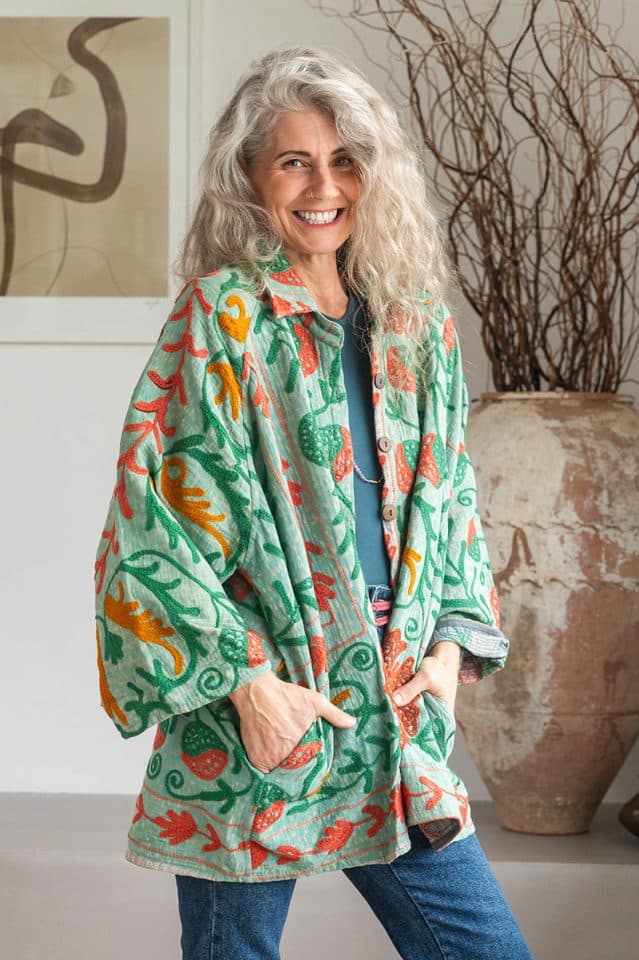 Kumud Kantha Jacket - Dani - Soul Song Life - Vintage textiles