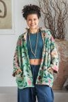 Womens Kumud Kantha Jacket, with traditional Suzani embroidery, handmade from recycled Vintage Kantha’s. Margot.