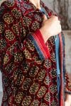 Womens, Odessa Silk Velvet Coat, hand block print, full body length with pockets, Tazia