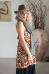 Womens soft and comfortable, Ethereal Scarf, in acrylic/viscose. Charcoal