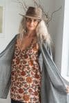 Womens soft and comfortable, Ethereal Scarf, in acrylic/viscose. Charcoal