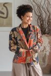 Womens Vintage Intrepid Kantha Jacket handmade from 100% cotton recycled fabrics in Inda