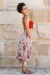 Womens, Coco Skirt, 100% cotton, hand block print. In floral print - Roshan