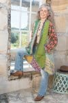 Womens, Tundra Kantha Duster, reversible, handmade from 100% cotton recycled Vintage fabrics, in Tova