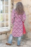 Womens, Tundra Kantha Duster, reversible, handmade from 100% cotton recycled Vintage fabrics, in Tova