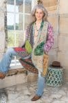 Womens, Tundra Kantha Duster, reversible, handmade from 100% cotton recycled Vintage fabrics, in Tova