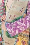 Womens, Tundra Kantha Duster, reversible, handmade from 100% cotton recycled Vintage fabrics, in Tova