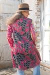 Womens, Tundra Kantha Duster, reversible, handmade from 100% cotton recycled Vintage fabrics, in Lior