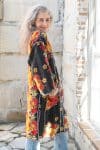 Womens, Kantha Dust Coat, reversible, handmade from 100% cotton recycled Vintage fabrics, in Tavi