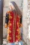 Womens, Kantha Dust Coat, reversible, handmade from 100% cotton recycled Vintage fabrics, in Tavi