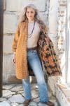 Womens, Kantha Dust Coat, reversible, handmade from 100% cotton recycled Vintage fabrics, in Amba