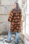 Womens, Kantha Dust Coat, reversible, handmade from 100% cotton recycled Vintage fabrics, in Amba