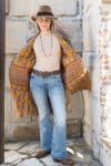 Womens, Kantha Dust Coat, reversible, handmade from 100% cotton recycled Vintage fabrics, in Sitar