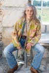 Womens, Rustic Kantha Jacket, handmade from 100% cotton recycled Vintage fabrics, in Rustic 60's - Fenn