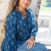 Kora Blouse - Indigo Lila