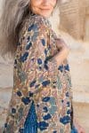Womens, Apanna Pants, 100% cotton, hand block prints, in natural Indigo Tonic print