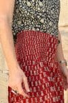 Womens, Apanna Pants, 100% cotton, hand block prints, in natural Natural Red - Henna Floret