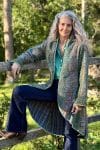 Womens, Tundra Kantha Duster, reversible, handmade from 100% cotton recycled Vintage fabrics, in Thara