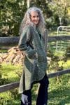 Womens, Tundra Kantha Duster, reversible, handmade from 100% cotton recycled Vintage fabrics, in Thara