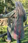Womens, Tundra Kantha Duster, reversible, handmade from 100% cotton recycled Vintage fabrics, in Thara