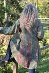 Womens, Tundra Kantha Duster, reversible, handmade from 100% cotton recycled Vintage fabrics, in Thara
