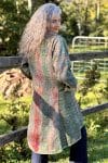 Womens, Tundra Kantha Duster, reversible, handmade from 100% cotton recycled Vintage fabrics, in Thara