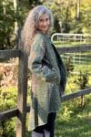 Womens, Tundra Kantha Duster, reversible, handmade from 100% cotton recycled Vintage fabrics, in Thara