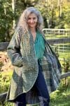 Womens, Tundra Kantha Duster, reversible, handmade from 100% cotton recycled Vintage fabrics, in Thara