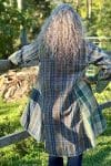 Womens, Tundra Kantha Duster, reversible, handmade from 100% cotton recycled Vintage fabrics, in Thara