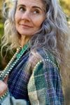 Womens, Tundra Kantha Duster, reversible, handmade from 100% cotton recycled Vintage fabrics, in Thara