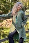 Womens, Tundra Kantha Duster, reversible, handmade from 100% cotton recycled Vintage fabrics, in Iluka