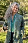 Womens, Tundra Kantha Duster, reversible, handmade from 100% cotton recycled Vintage fabrics, in Iluka