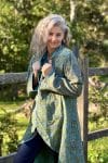 Womens, Tundra Kantha Duster, reversible, handmade from 100% cotton recycled Vintage fabrics, in Iluka
