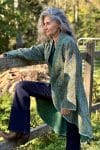 Womens, Tundra Kantha Duster, reversible, handmade from 100% cotton recycled Vintage fabrics, in Iluka
