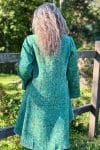 Womens, Tundra Kantha Duster, reversible, handmade from 100% cotton recycled Vintage fabrics, in Iluka