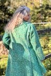 Womens, Tundra Kantha Duster, reversible, handmade from 100% cotton recycled Vintage fabrics, in Iluka
