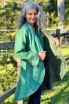 Womens, Tundra Kantha Duster, reversible, handmade from 100% cotton recycled Vintage fabrics, in Iluka