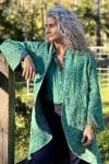 Womens, Tundra Kantha Duster, reversible, handmade from 100% cotton recycled Vintage fabrics, in Iluka