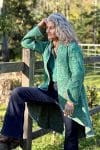 Womens, Tundra Kantha Duster, reversible, handmade from 100% cotton recycled Vintage fabrics, in Iluka