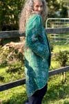 Womens, Tundra Kantha Duster, reversible, handmade from 100% cotton recycled Vintage fabrics, in Tallowa