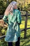 Womens, Tundra Kantha Duster, reversible, handmade from 100% cotton recycled Vintage fabrics, in Tallowa
