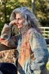 Womens, Tundra Kantha Duster, reversible, handmade from 100% cotton recycled Vintage fabrics, in Tallowa