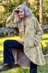 Womens, Tundra Kantha Duster, reversible, handmade from 100% cotton recycled Vintage fabrics, in Lirren
