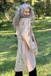 Womens, Tundra Kantha Duster, reversible, handmade from 100% cotton recycled Vintage fabrics, in Lirren