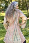 Womens, Tundra Kantha Duster, reversible, handmade from 100% cotton recycled Vintage fabrics, in Lirren