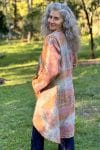 Womens, Tundra Kantha Duster, reversible, handmade from 100% cotton recycled Vintage fabrics, in Wandari