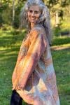 Womens, Tundra Kantha Duster, reversible, handmade from 100% cotton recycled Vintage fabrics, in Wandari
