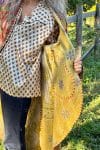 Womens, Tundra Kantha Duster, reversible, handmade from 100% cotton recycled Vintage fabrics, in Karru