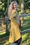 Womens, Tundra Kantha Duster, reversible, handmade from 100% cotton recycled Vintage fabrics, in Karru